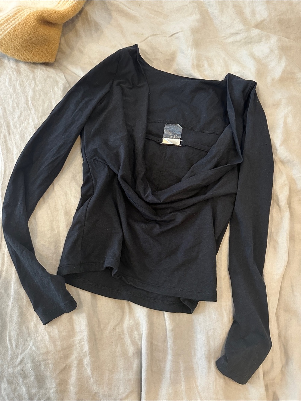Abercrombie low back bra-free top